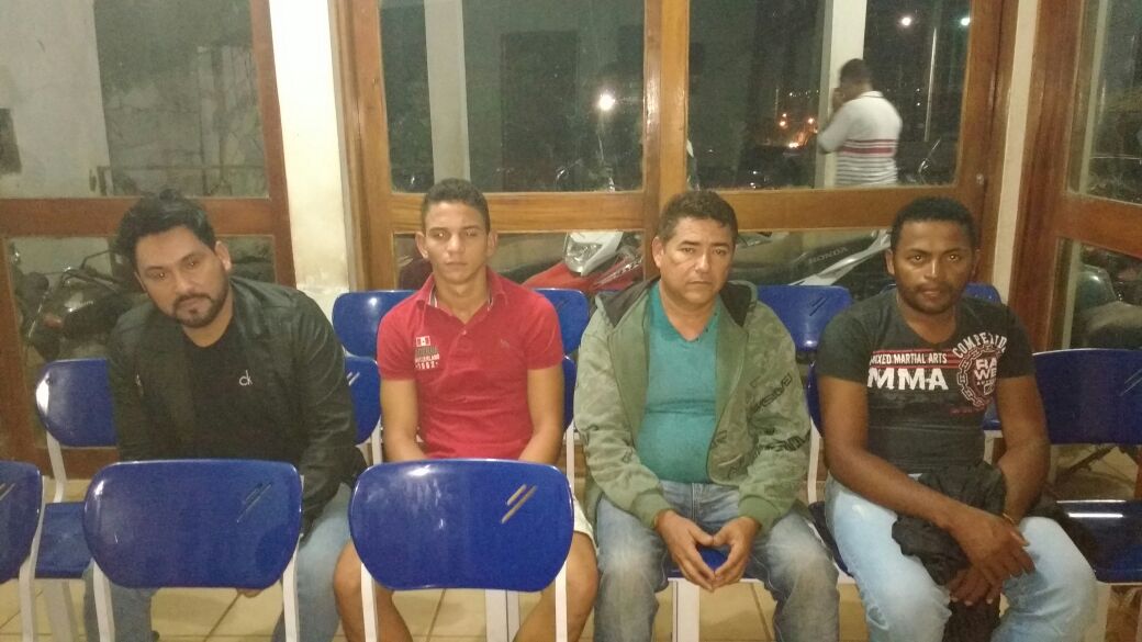 Mariozan Rocha foi detido com mais três pessoas - Foto: Divulgação/Polícia Militar 